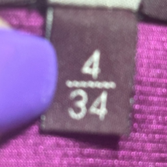 Talbot Runhof purple cocktail dress - Picture 8 of 8